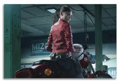 Resident Evil 2 Spiel-Poster, dekoratives Gemälde, Leinwand-Wandposter und Kunstdruck, modernes Familienschlafzimmer-Dekor-Poster, 20 x 30 cm