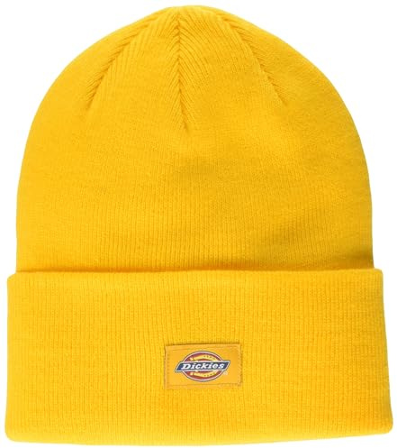 Dickies Herren Bündchen Beanie-Mütze, gelb, Einheitsgröße