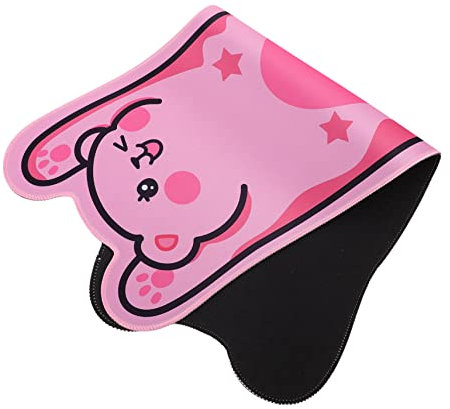 DIYEAH 1pièce Tapis De Souris Antidérapant Ours Rose pour Bureau Lisse pour Suivi Précis Glissement Fluide pour Gamers Étudiants