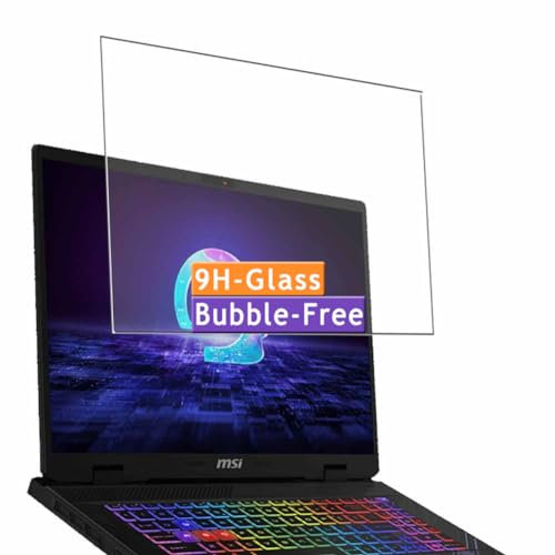 Vaxson Tempered Glass Screen Protector, compatible with MSI Pulse 16 AI C1V C1VGKG C1VFKG 16 Laptop Visible Area, 9H Film Protectors Guard