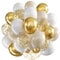 Luftballons Sand Weiß Gold, 60 Stück 12 Zoll Weißsand Weiß Latex Luftballons Metallic Gold Luftballons mit Konfetti Party Ballons, Party Luftballon für Geburtstag Hochzeit Babyparty Dekoration