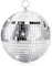 20CM Spiegelkugel,Discokugeln mit hängendem Ring,Silber DiscokugelDiscokugel Deko Aufhängen,ideal für Partys oder DJ-Lichteffekt,Weihnachtsfoto-Requisiten