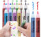 ALLAVA 12 Stück Kerzenstifte, Glitzerstifte 10ML, Kerzen Bemalen Set Wachsstifte für Kerzen, Candle Pen Kerzenfarbe KerzenpenIdeal zum Kerzen Dekorieren & Gestalten (Glitzernder Goldstaub)