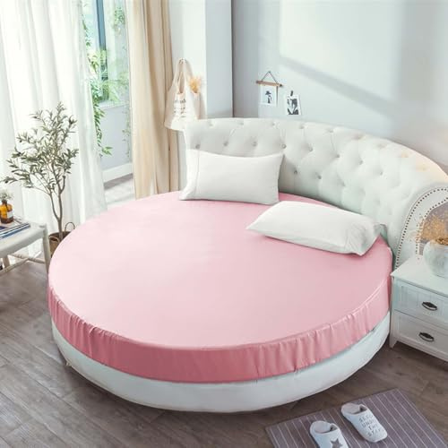 MTHGH Spannbettlaken Rund Matratzenbezug Wasserdichtes Matratzen Topper Matratzenschoner Weich Und Atmungsaktiv Bettlaken Bed Sheets BettwäSche Mattress Protector(#5,220x220CM)