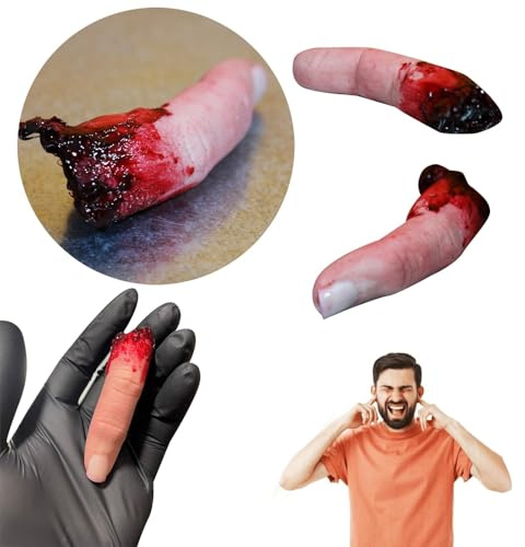 Abgetrennte Gliedmaßen Requisiten,Halloween Abgetrennte Finger,Gebrochene Hand Horror Requisiten,Halloween-Streich-Requisiten Und Gliedmaßen,Halloween Abgetrennte Finger,Halloween Deko