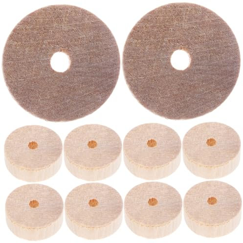 KOMBIUDA Runde Holzräder Für Spielzeugautos Kleine Holzräder Für Bastelprojekte Und DIY Modellbau Durchmesser Dicke Holzspielzeug Räder
