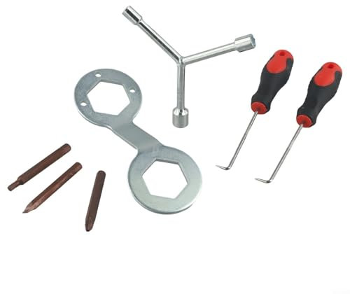 Reliable Screwdriver Set, Efficient Cleaning of Washing Machine Inner Drum (E:6pcs+ hexagon)