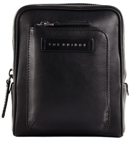 The Bridge Filippo Crossbody Bag M Nero Rutenio Scuro