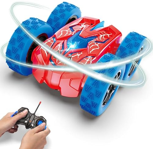 Ferngesteuertes Auto ab 5 6 7 8 9 10+ Jahre, 360°Flip RC Autos mit Fernbedienung Aufladbarer Outdoor Spiele für Kinder ab 3-10 jahre, Spielzeug Weihnachten Geburtstag Geschenke für Junge Mädchen