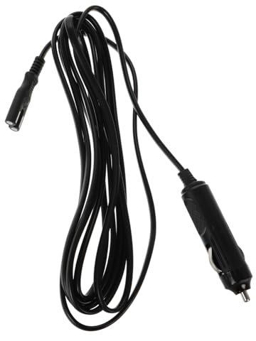 PAMINGONO 12v Car Cooler Power Cable with 8-shaped Connector Portable Refrigerator Power Cord for Vehicle and Home Use Dc Electric Adapter Compatible with Car Fridge and Freezer Supplies