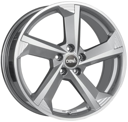 20 Zoll Alufelge DBV TORINO III 8,5x20 5/112 ET40 hyper silber, front poliert Felge