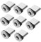 SEWACC 9pcs Usb C Magnetic Adapter Fast Charging Magnetic Phone Charger Connector Tips for Type-c Devices Force Compatible with Android Easy to Install
