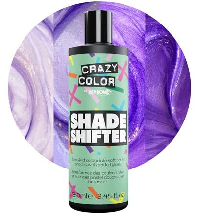 Crazy Color Shade Shifter 250 ml | Pastel Hair Color Mixer & Gloss, Blend with Semi-Permanent Hair Dye or Pigment Drops, Create Custom Pastel Shades, Adds