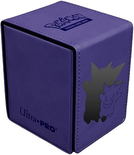 UP Elite Gengar Premium Alcove Flip Deck Box for Pokémon, Purple