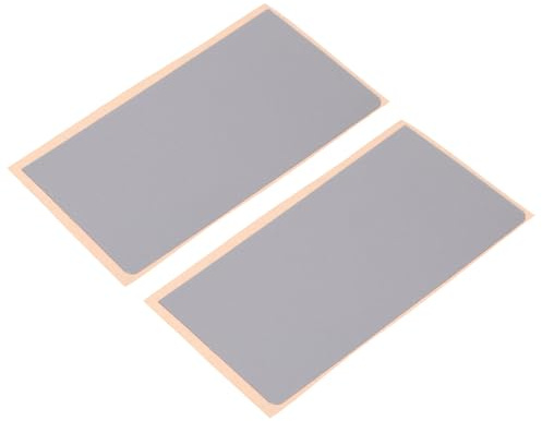 Limtula Silberne Laptop Touchpad Reparaturfolie 2 PVC Folien Mit Selbstklebender Rückseite Stellen Den Professionellen Look Wieder Her Ohne Die Hardware Auszutauschen. Professioneller Laptop