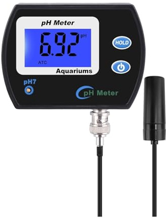Tragbarer PH-Meter-Tester, präziser digitaler Stift PH-990, Taschenaquarium, Wein, Urin, LCD-PH-Test mit großem Bildschirm(EU Version)