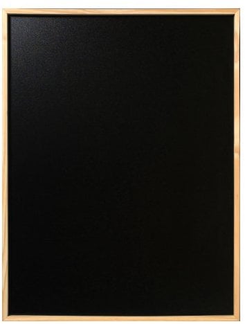 Small 40x60 cm blackboard with Pine bead frame.