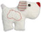 Efie Kuschelkissen Hund mittel – Bio Kuscheltier & Spielkissen aus Baumwolle (KBA), GOTS-Zertifiziert, handgefertigt, 100 % Made in Germany