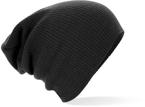Beechfield Slouch Beanie Mütze - Klassische Strickmütze Slouchy Wintermütze in Einheitsgröße