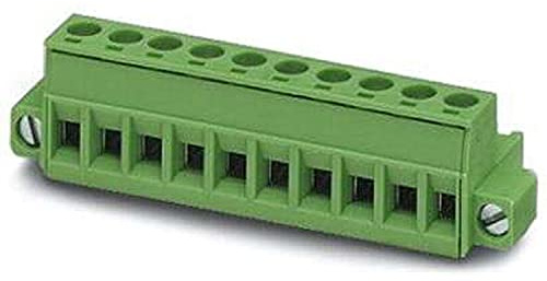 PHOENIX CONTACT MSTB 2,5/4-STF Leiterplattenstecker, 2.5mm² Nennquerschnitt, 4 Polzahl, MSTB 2.5/..-STF Artikelfamilie, 5mm Rastermaß, Grün, 100 Stück
