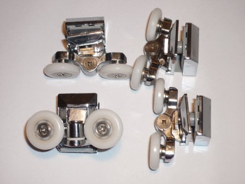 Set of 4 new adjustable Shower door rollers AM49-4