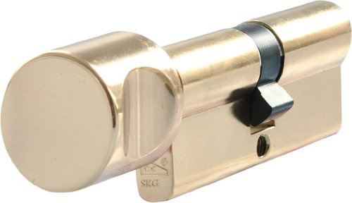 ABUS 54434 Nickel Thumbturn Cylinder Lock