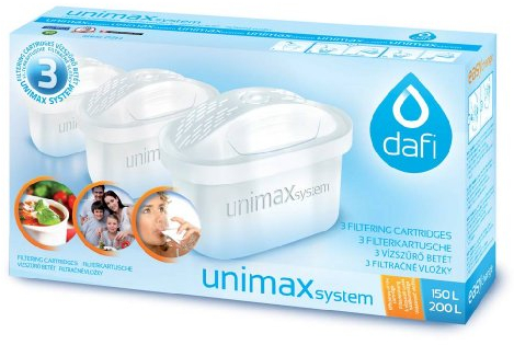 6 Dafi Unimax Wasserfilter Kartuschen passend auch für Brita Maxtra, PearlCo Unimax