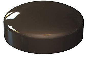 Brown Plastidome 2 Piece Plastic Screw Cover - 25 Pack