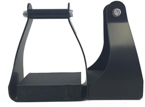 Trail Endurance Steigbügel aus leichtem Aluminium, 7,6 cm Hals, Schwarz