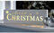 LED Lighted Merry X'mas Sign Decoration,Table Top Light, Window Top Light, Wall Light, 15 Inch Elegant White Wooden Lights, Battery Operated, By Masonanic