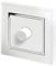 RetroTouch 1 Gang 2 Way Dimmer Switch 3-200W LED & Halogen White Glass CT 02040
