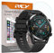 REY 3X Protector de Pantalla para Huawei Watch GT 42 mm - Watch GT 2 42mm, Cristal Vidrio Templado Premium
