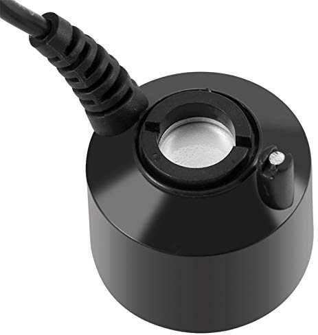 Mini generador de niebla, generador de niebla para fiestas, fuente de interior Mister Foggers, humidificador de aire con atomizador de destellos de luz para pecera de rocalla, jarrón, baño de pájaros,