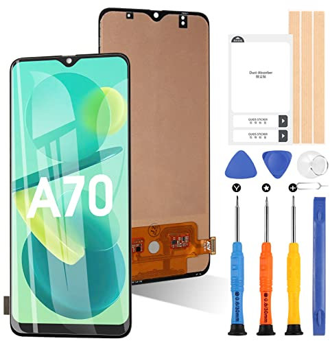 Bildschirm für Samsung Galaxy A70 A705F LCD Display Touch Digitizer Ersatz Glasgruppe mit Werkzeugen (nicht für A71 A715)