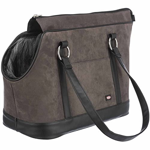 Trixie Transportbox Alfie, 21 × 30 × 43 cm, grau