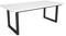 Skraut Home - Table à Manger | 10 Personnes | 200 | Robuste et Stable grâce à sa Structure et aux Pieds Solides | Idéal pour Les rassemblements de Famille | Blanc | Style Industriel