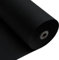Longing Home Rouleau de Nappe jetable en intissé Imitation Tissu au mètre, idéal pour Un Anniversaire, Une fête, décoration (Noir, 1 × 25 m)