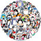 Penguin Aufkleber Penguin Sticker Set 100 Stücke Niedlich Deko für Auto Laptop Skateboard Fahrrad Moped Motorrad Fahrrad Computer,Geeignet für Erwachsene Kinder