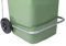 La zappa Pedal con varillas de metal galvanizado para cubos de basura (240 L)