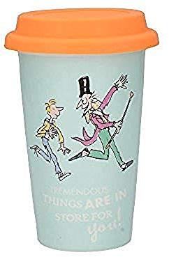 Taza de viaje aislada de porcelana fina@Charlie and The Chocolate Factory@Charlie and The Chocolate Factory
