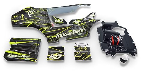 Carson 500801028 1:8 Karosserie-Set KOD Cage GP - RC Modellbau, Karosserie, RC Modellbau, RC Zubehör, Zubehör für RC Modelle, Schwarz