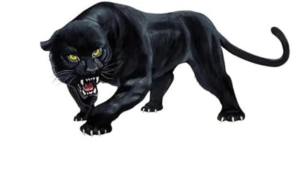 HaiRxr Auto-Aufkleber wird verwendet, um Motorrad Black Panther Roaring Zubehör Kreativer Aufkleber (Farbe: Schwarz, Größe: 15 cm x 8 cm)