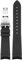 NRYCR Gummi-Armband für Tudor Black Bay GMT Uhrenarmband, gebogenes Ende, Faltschließe, Schwarz, Blau, Rot, 22 mm Armband, 22 mm, Achat