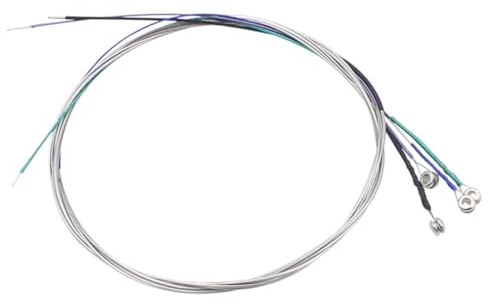 SAFIGLE Violasaiten Aus Metall 4er-pack Ersatzsaiten für Violasaiten für Anfänger und Fortgeschrittene