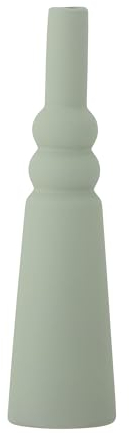 Bloomingville Isolde Vase, Grün, Steingut, D7,5xH28,5 cm