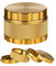 Dreamliner 63 mm Grinder Alu Aluminium Crusher Sieb Tabak Gewürz Kräuter Mühle Metall Gold Farben 4 tlg Magnet Verschluss leaf Herb Spice, 340144