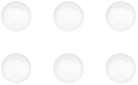6 x Frühstücksteller 22 cm - ROSENTHAL TAC GROPIUS WEISS - 11280-800001-10222
