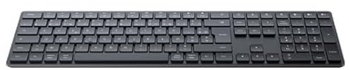 TECURS Clavier sans Fil, Clavier Bluetooth USB 2.4G avec 3 canaux Bluetooth, USB-C, Ultra-Mince, pour Tablette, PC, Apple MacOS (Macbook air Mini Pro), Linux, iOS, Android, PC, Noir