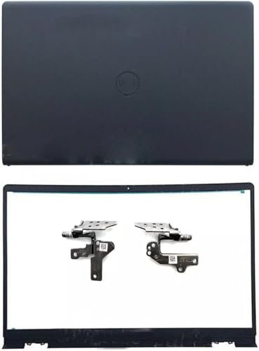 Replacement LCD Screen Back Cover Front Bezel with Hinges for Dell inspiron 15 3510 3511 3515 Black 0WPN8 09WC73
