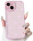 NITITOP Compatible with iPhone 13 Mini Case Cute Clear Pink Durable Ribbon Bowknot Pattern for Girls Women Soft TPU Transparent Full Camera Lens Shockproof Protective Phone Cover - Pink